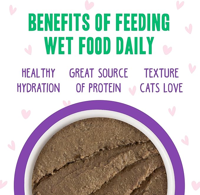 Weruva B.F.F. Play - Best Feline Friend Paté Lovers, Aw Yeah!, Tuna & Beef Bodacious with Tuna & Beef, 2.8oz Can (Pack of 12)