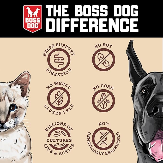 Boss Dog Boss Proballs Meatball Treats for Dogs & Cat, Chicken Recipe, 3 oz Bag