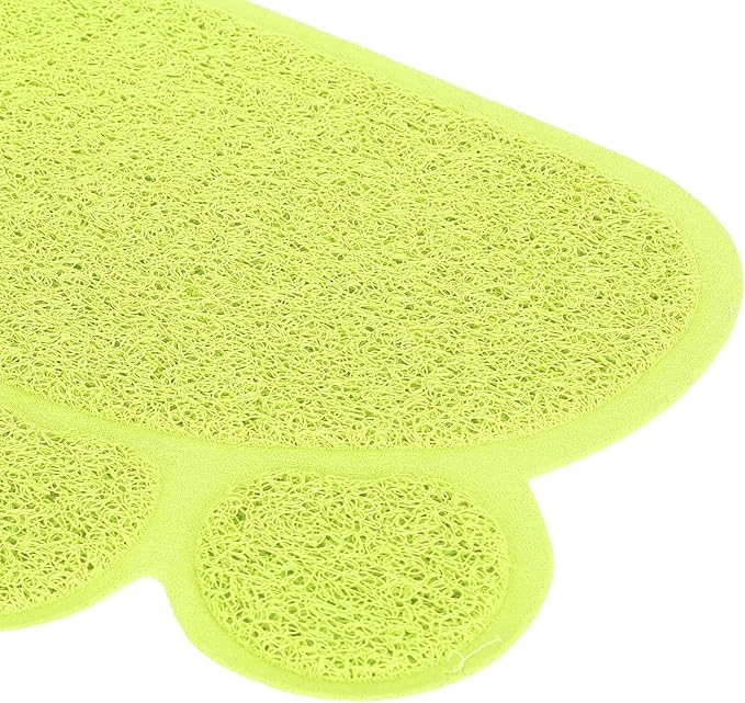 Cat Litter Tray, PVC Dog Mat Antislip Shape Pet Puppy Non Slip Box Liners Feeding Bowl Placemat Supplies for Cats and Dogs (Claw Shape)