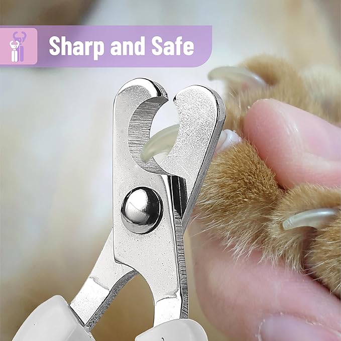 Mr. Pen- Cat Nail Clipper, Stainless Steel, Professional Sharp Cat Claw Trimmer for Small and Medium Cats, Pet Nail Clipper with Sturdy Non Slip Handle