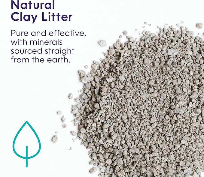 Litter Genie Light Unscented Clumping Cat Litter, 18.5 lbs | Natural Clay Cat Litter | Fast-Clumping, Odor Control, Low Dust, Naturally Lighter