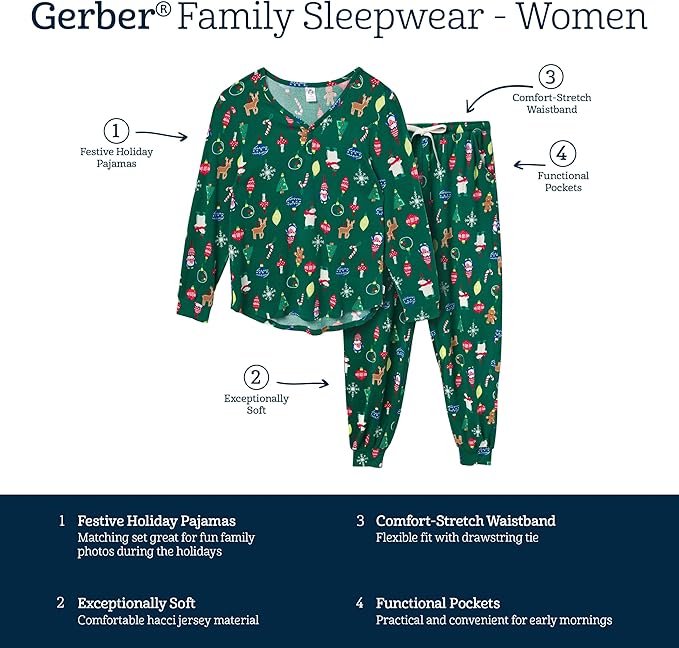 Gerber Baby Holiday Family Matching Pajamas