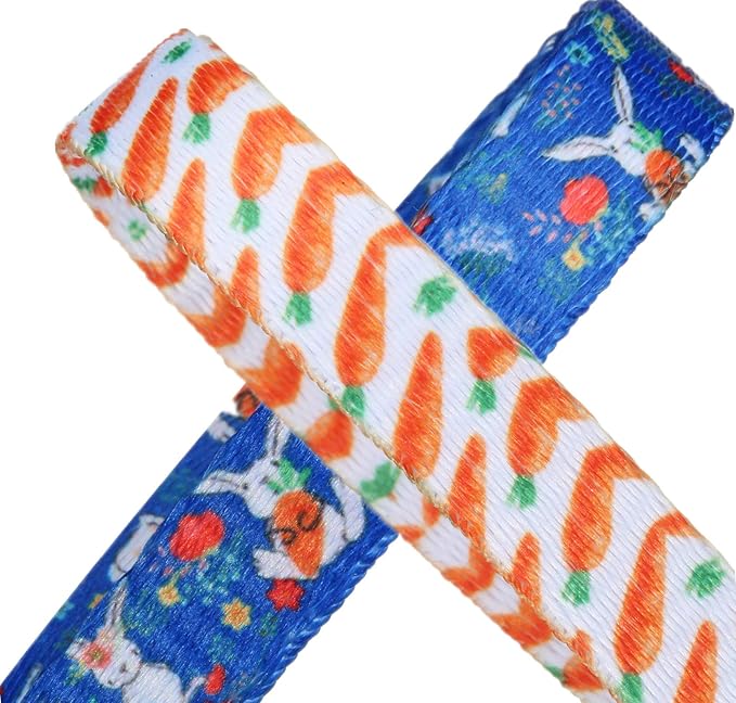 BoomBone Easter Cat Collar Breakaway, Set of 2 Spring Kitten Collars with Bell