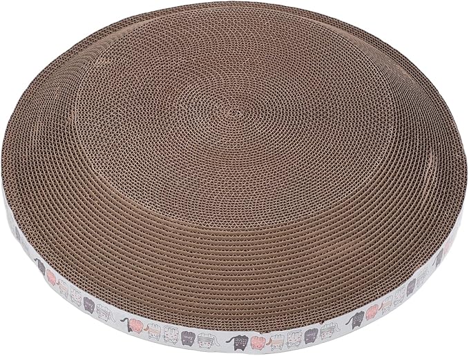 Naroote Cat Scratcher, Cat Couch Protector Cat Scratch Pad Scratch Corrugated Cardboard Cat Scratch Bed Lounge Cat Scratching Board for Indoor Cats Protecting Furniture Sofa