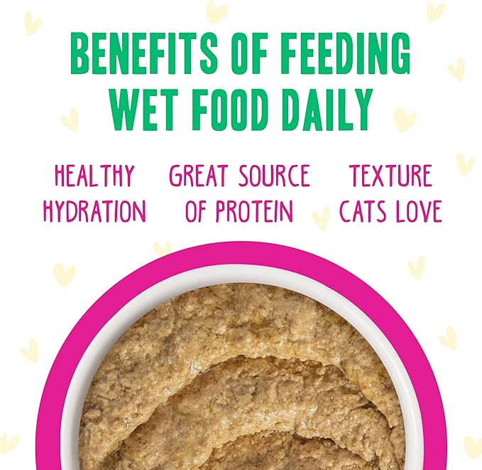 Weruva B.F.F. Play - Best Feline Friend Paté Lovers, Aw Yeah!, Chicken & Duck Destiny with Chicken & Duck, 3oz Pouch (Pack of 12)