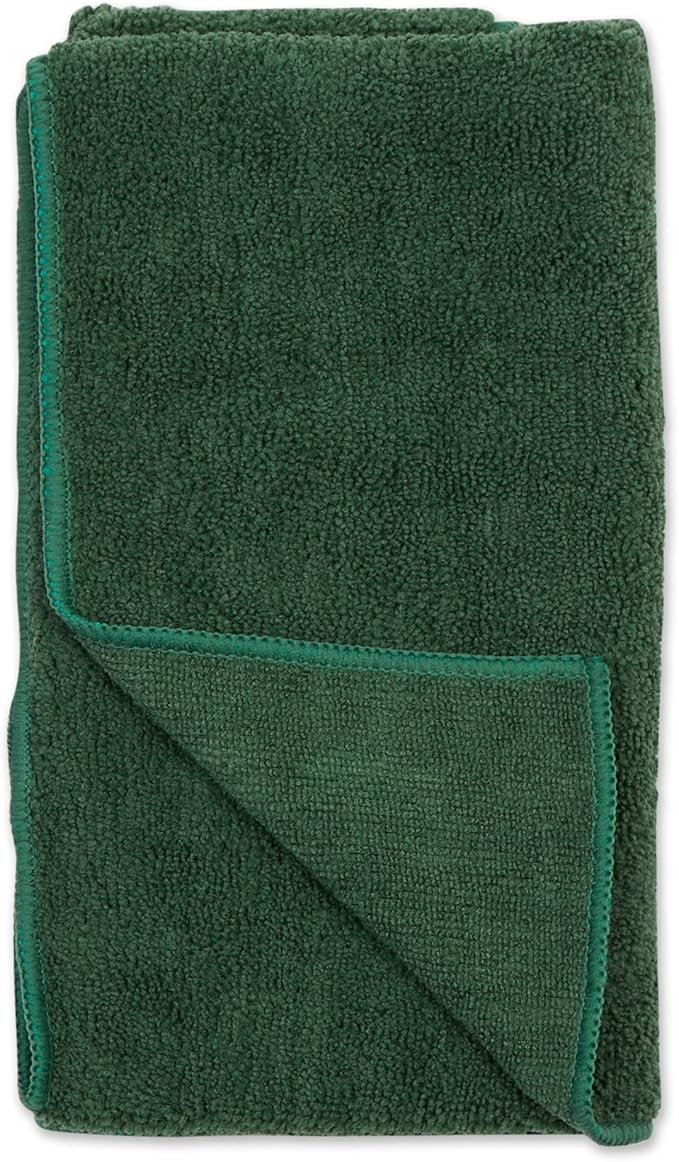 Bone Dry Pet Grooming, Embroidered Microfiber Towel Drying Collection, 15x30, Hunter Green