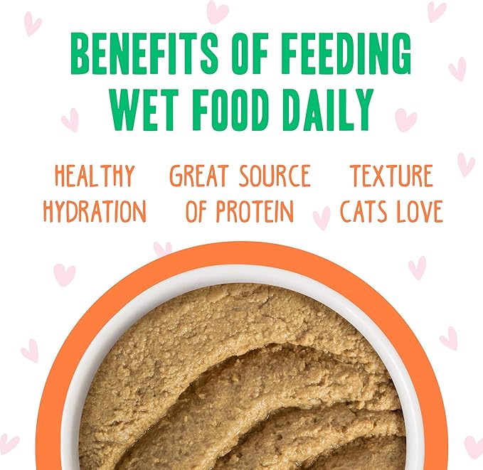 Weruva B.F.F. Play - Best Feline Friend Paté Lovers, Aw Yeah!, Tuna & Salmon Shhh... with Tuna & Salmon, 3oz Pouch (Pack of 12)