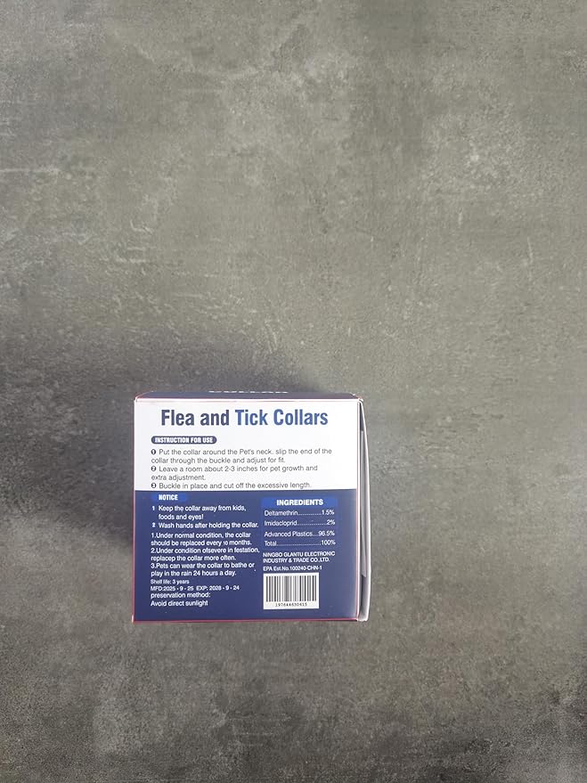 1 Pack Flea Collar for Cats Cat Flea and Tick Collars for Treating Fleas Cat Fleas Collar Suitable for Cats Adjustable Natural Tick Collars for Pets Kitten Best Treatment Provides Effective Control