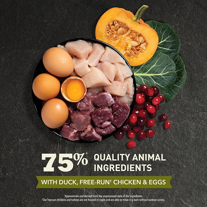 ACANA Grain-free Dry Cat Food Grasslands Chicken Duck Turkey Fish and Quail 4lb Bag