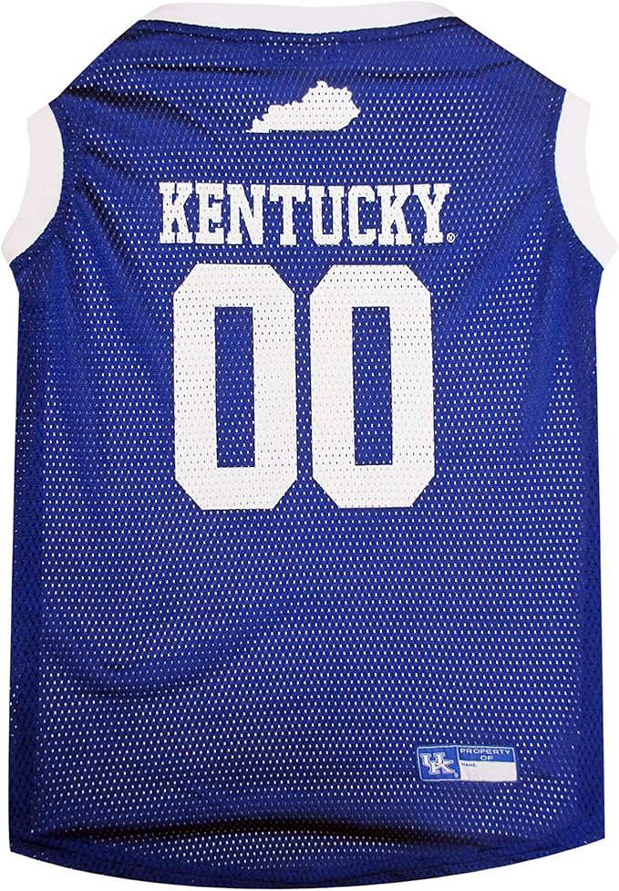 Pets First NCAA Basketball Pet Jersey KENTUCKY WILDCATS Dog Jersey, Medium (KY-4020-MD)