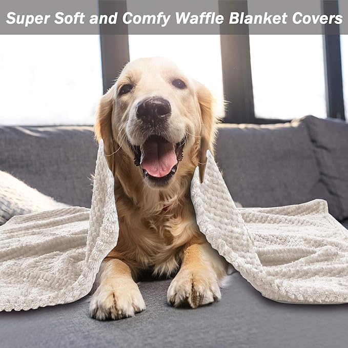 Dog Blanket,Soft Fuzzy Blankets for Puppy, Small,Medium,Large,X-Large Premium Fluffy Blankets Plush Fleece Throw Dog Bed, Couch, Sofa, Reversible Travel Warm Covers