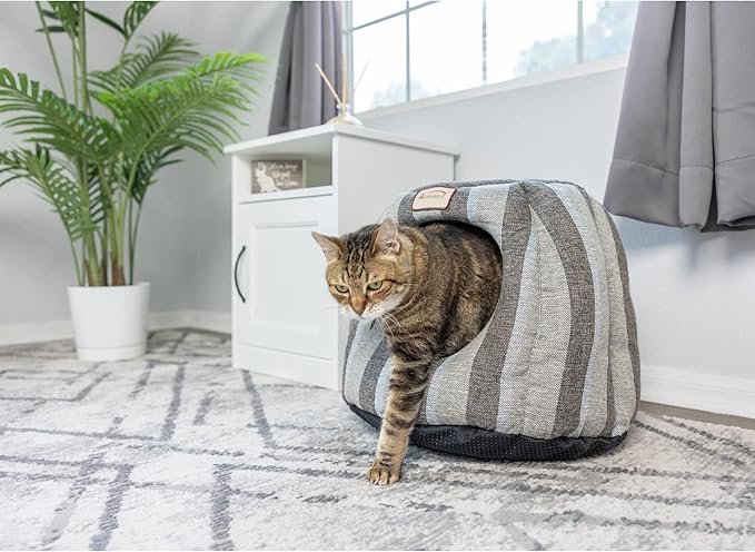 Armarkat C30CG 2016 Cat Bed, 18"", Pearl and Putty, 20"" l x 16"" w x 4.5"" h