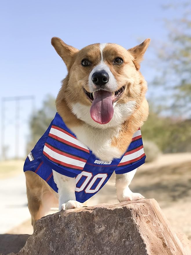 NFL Buffalo Bills Dog Jersey - XX-Large, Football Jersey Costume for Dogs