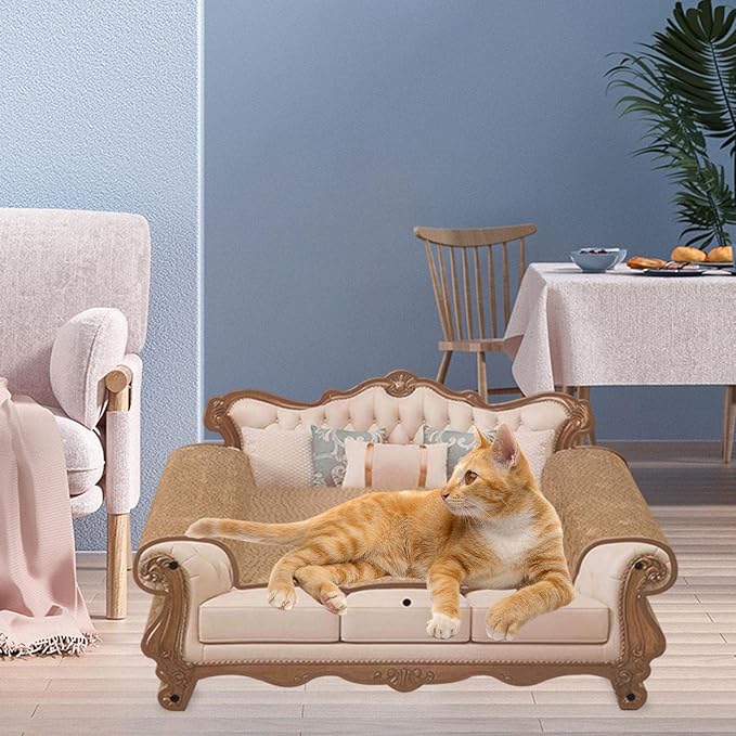 Cat Scratcher Cardboard Sofa Bed Scratch Board Fashion Scratching Pad Sofa for Kitten Indoor Cats Grinding Claws