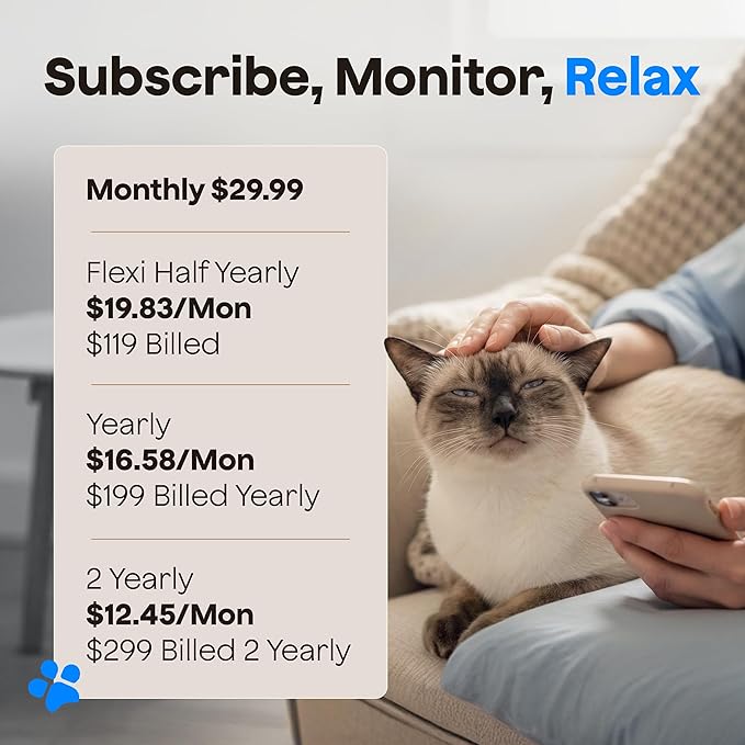 Waggle 4G Pet Temperature Monitor with GPS & AQI - No WiFi Needed - Real Time App, SMS & Email Alerts - RV, Car & Home Safety Device - Power Outage Alerts - Subscription Required