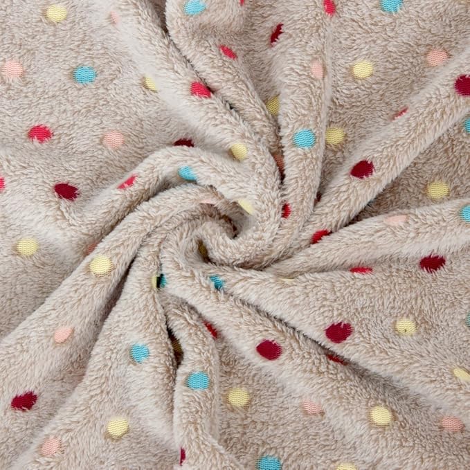 S-Lifeeling Soft and Cute Cat Dog Blanket Fleece Fabric(Grey L)