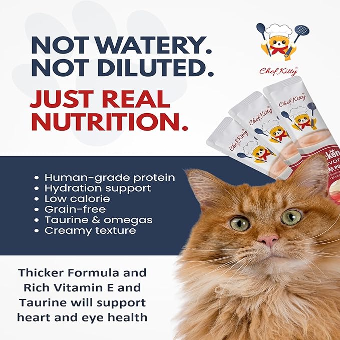 Cat Treats Lickable | Grain-Free Tuna & Salmon Cat Treats | Creamy Puree Squeeze Ups with Vitamin E & Taurine, Digestible Formula | 0.5 oz. Each Tube, Seafood Mix Variety | 20 Tubes