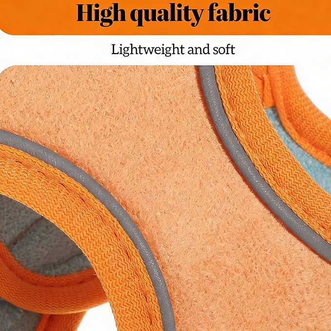 Escape-Proof Cat Harness and Leash Set, Soft Breathable Mesh Vest Style Cat Harness, Adjustable Step-in Cat Harness for Walking, Easy Wear Outdoor Harness for Small Medium Cats (L - 9-15 lb)