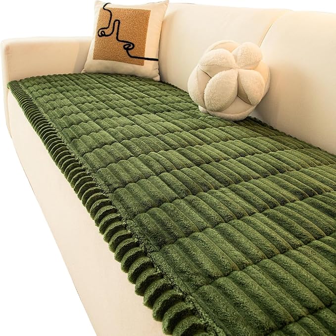 Thickened Sofa Cushion, Anti-Slip Couch Cover Cat Mat Pet Pad Blanket for Furniture Protector Customizable Sofa Slipcover,B,70x70cm(28x28inch)