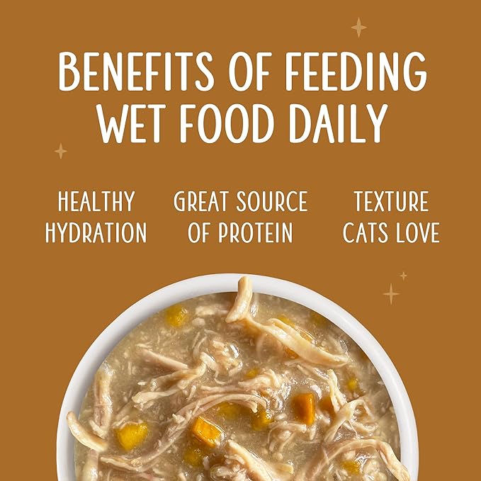 Weruva Senior Cat Food, Golden Moments Variety Pack, 3oz Can, Pack of 12