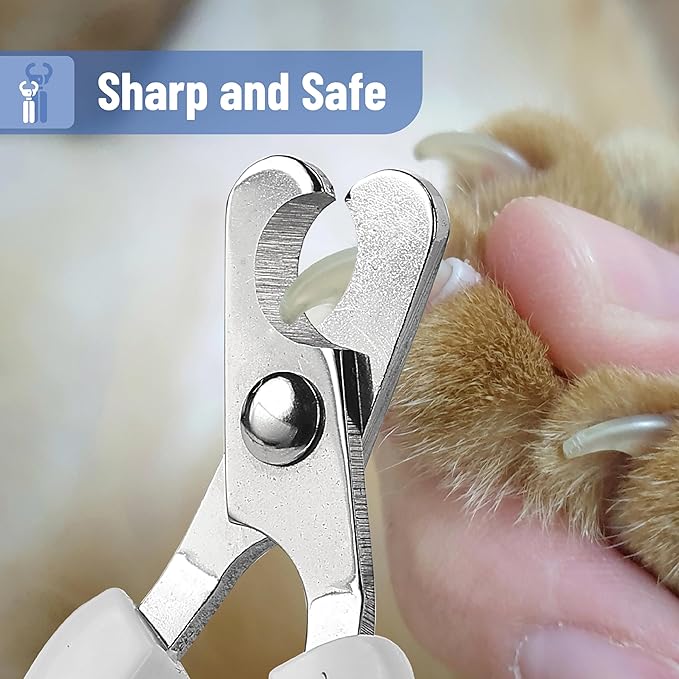Mr. Pen- Cat Nail Clipper, Stainless Steel, Professional Sharp Cat Claw Trimmer for Small and Medium Cats, Pet Nail Clipper with Sturdy Non Slip Handle