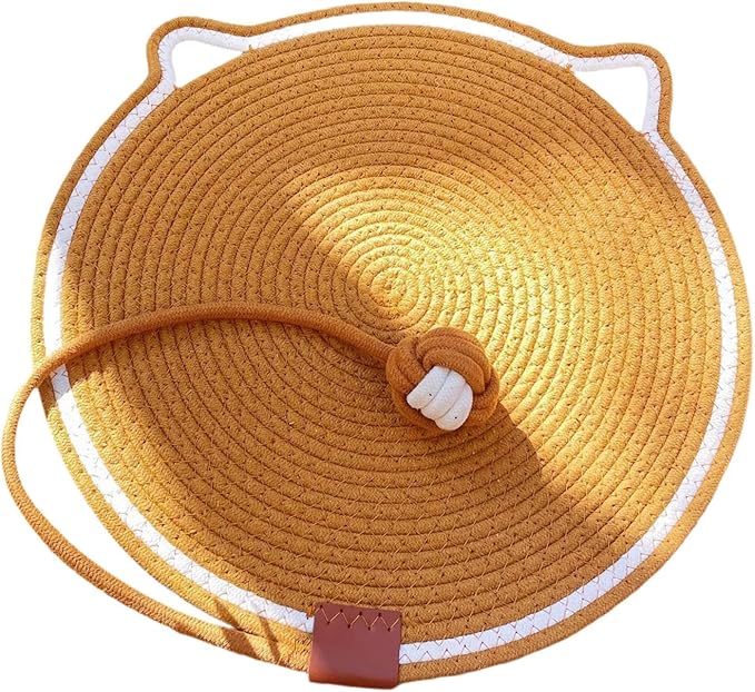 Cat Scratch Scratching Pad Lightweight Sleeping Bed Anti Slip for Sofa Couch Floor with Ball Furniture Protector, Caramel