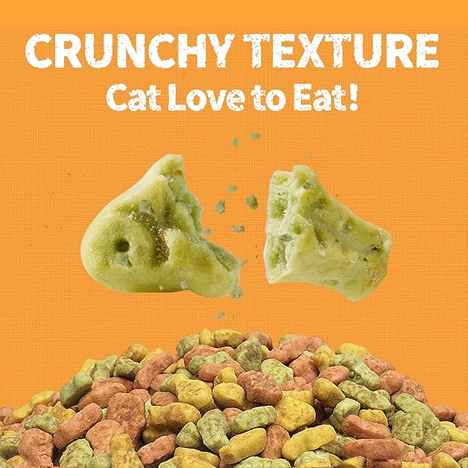 Just Try 36 OZ Cat Treats - with Cat Grass, Cranberry, Pumpkin- Healthy Cat Grass Kitten Treats Training Biscuits