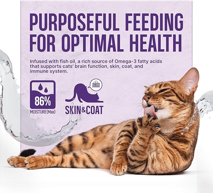 PETPHABET Lickable Cat Treats Spoon, 36 Count Creamy Puree Kitten Treats Salmon & Fish Roe Recipe, Functional Wet Paste Cat Snacks for Skin & Coat Support, Grain-Free Kitty Treat with Taurine