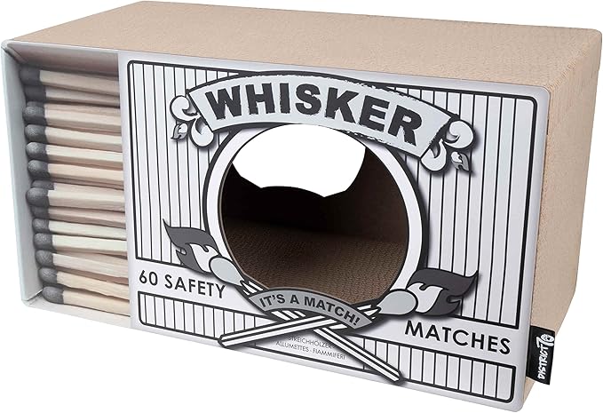 WHISKER - Cardboard Cat Scratcher - 55 x 29 x 30 cm - White, Black and Pink - Color: Black