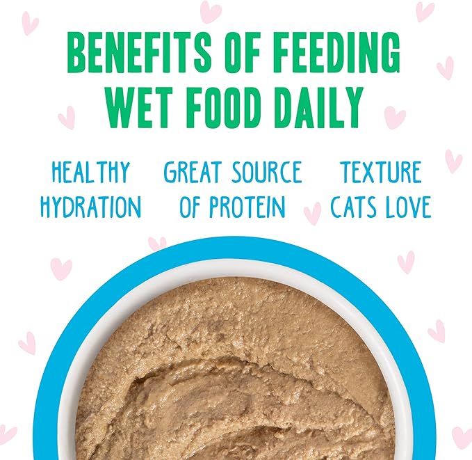 Weruva B.F.F. Play - Best Feline Friend Paté Lovers, Aw Yeah!, Tuna & Chicken Check Please! with Tuna & Chicken, 2.8oz Can (Pack of 12)
