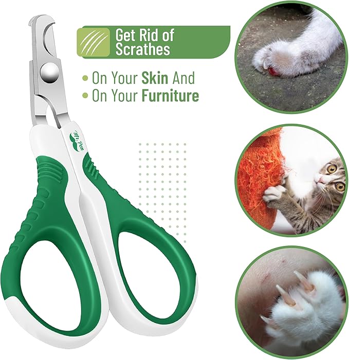 Mr. Pen- Cat Nail Clipper, Stainless Steel, Professional Sharp Cat Claw Trimmer for Small and Medium Cats, Pet Nail Clipper with Sturdy Non Slip Handle