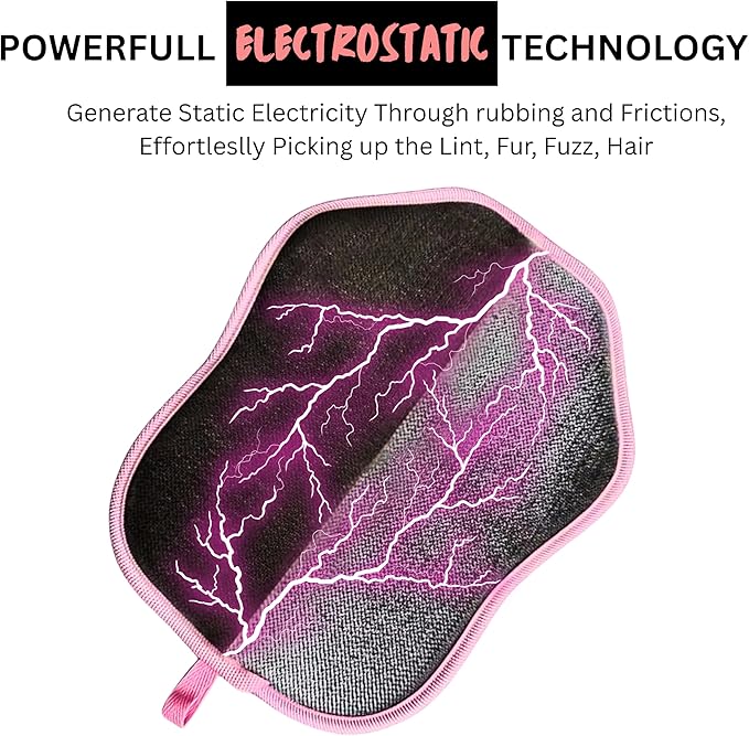 Pet Hair Removal Gloves - Reusable & Washable Magic Brush - Electrostatic Mitt for Dogs & Cats, Upgraded Grooming Glove - Dog Hair Remover Tool for Laundry, Couch, Carpet, Car seat & Clothing