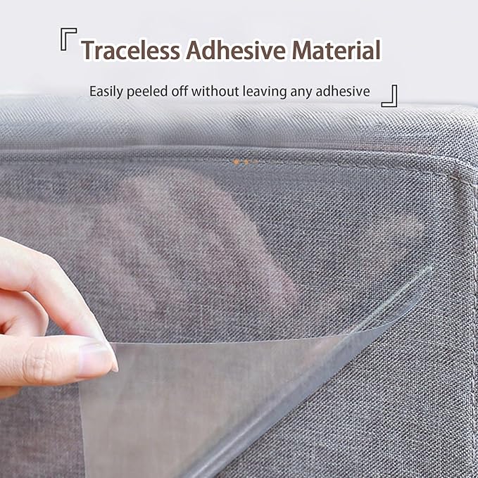 Anti Cat Scratch Furniture Protector,Cat Couch Protector,Anti Scratch Furniture Protector,Transparent Free Cutting Couch Protector,Anti-Scratch Adhesive Tape for Sofa,Door,Table,Bed