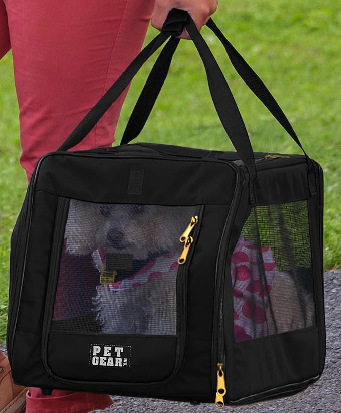 Pet Gear Carrier for Small Dogs & Cats, Dark Charcoal Carrier