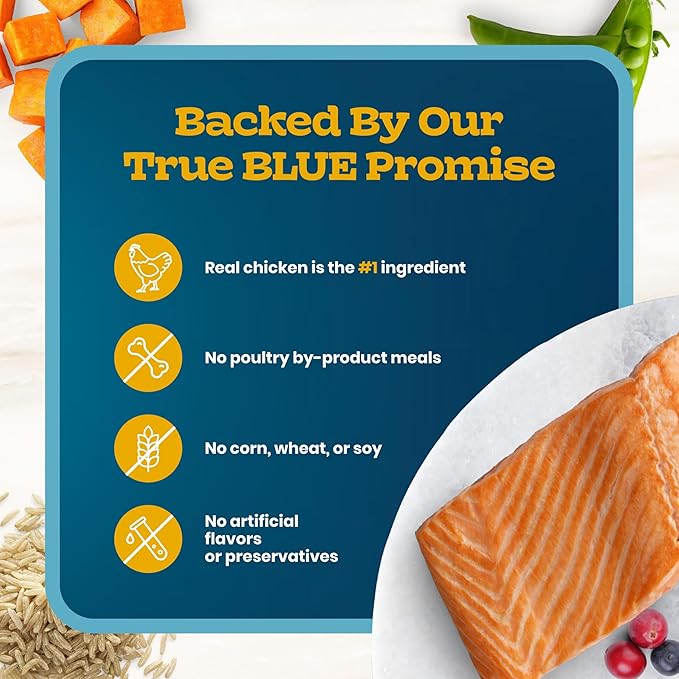 Blue Buffalo Tastefuls Irresistible Gravy Experience Salmon & Brown Rice Recipe Dry Indoor Cat Food for Adult Cats, Deliciously Healthy Natural Cat Food, Supports Digestion & Coat Health, 3 lbs.