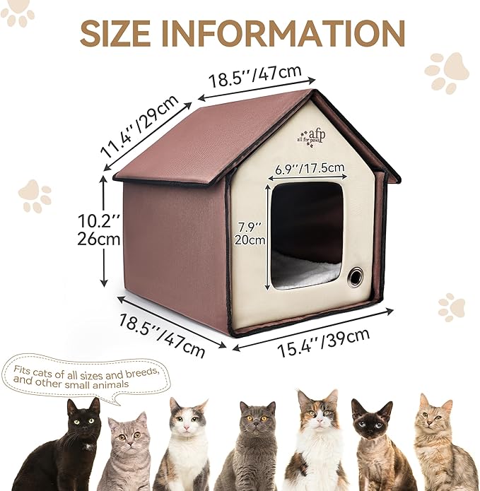 Pink Cat Litter Box Set, Small Cat Kitten Starter Kit with Litter Scoop, Cat Bowl, Kittens Toy; Heated Cat House Indoor, Cats Home with Heated Pad, Cat Houses & Condos, Heater Cat Bed