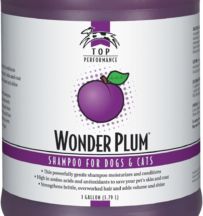 Top Performance Wonder Plum Dog and Cat Shampoo, 1-Gallon