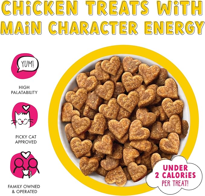Weruva BFF Toodzies, Chicken Crunchy Cat Treats, 2oz Bag (Pack of 4)