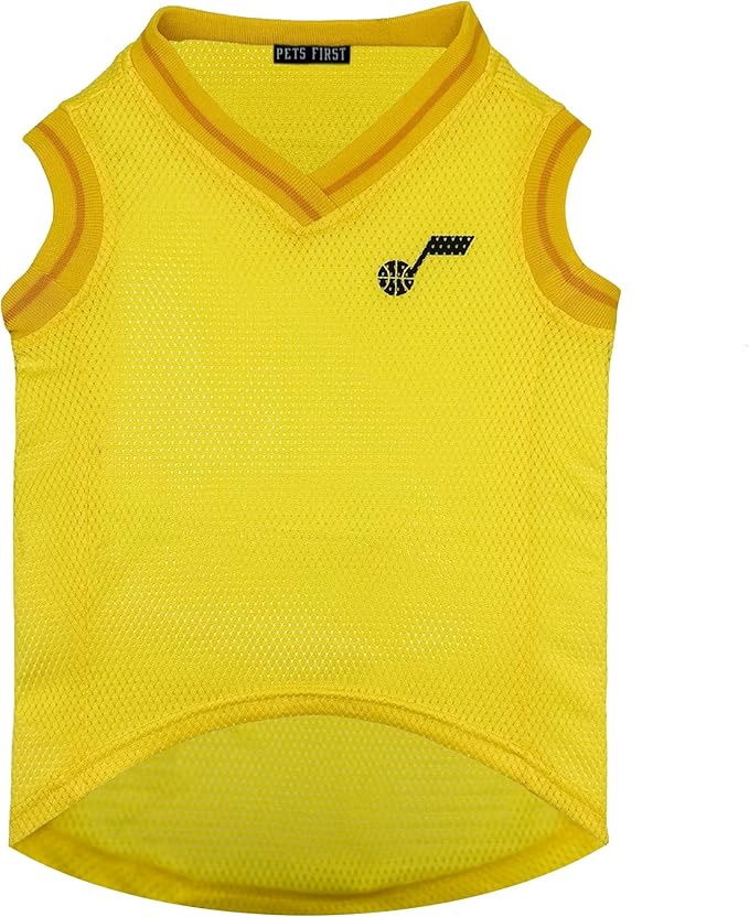 Pets First NBA Utah Jazz Dog Jersey, Large - Tank Top Basketball Pet Jersey