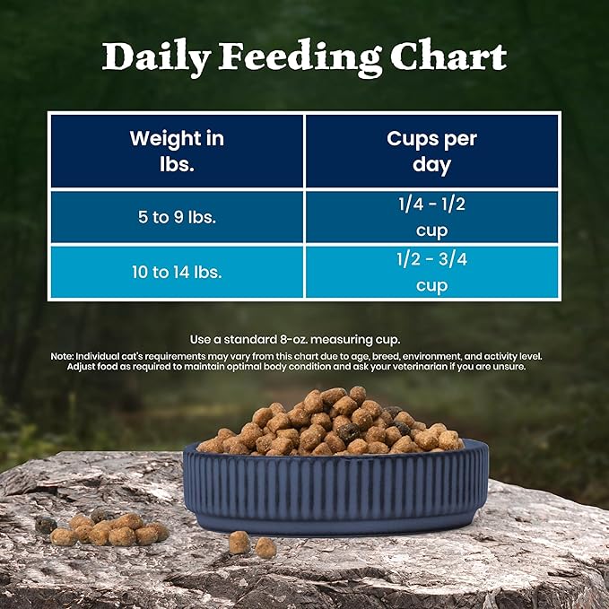 Blue Buffalo Wilderness High Protein Grain Free Dry Food for Adult Cats, 40% Protein, with Chicken, 15 lb. Bag