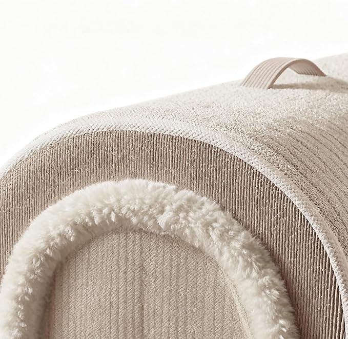 Outdoor Cat Houses, Winter Pet Indoor House Cat Mat, Washable Warm Plush Enclosed pet Bed, Shelter for Kitten/Puppy/Living Room/Bedroom/Playing Resting Napping