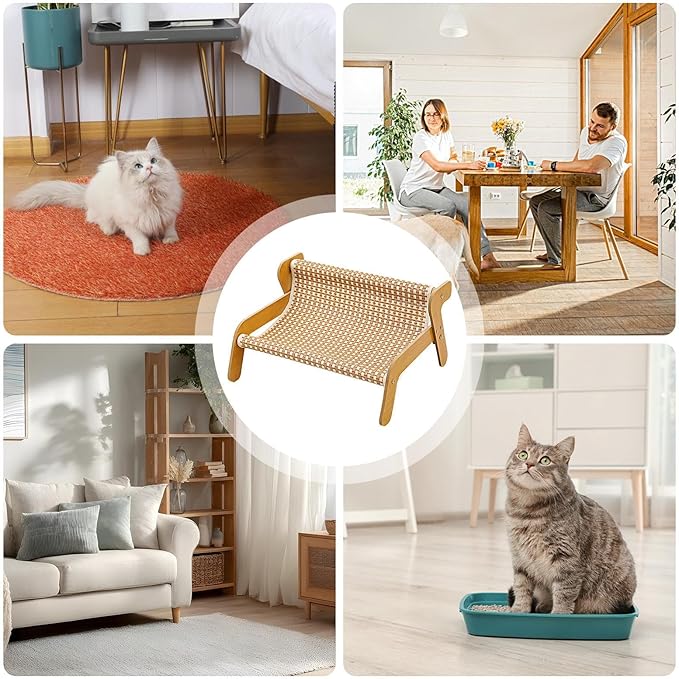 Cats Scratcher Couch – Durable Cat Furniture, Comfortable Pet Lounger | Multifunctional Rest Nest, Tear Resistant Claw Pad, Cardboard Scratcher for Indoor Kitten, Playful Feline, Home Sofa, Lounge Use
