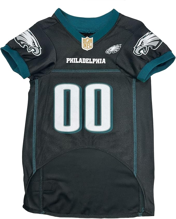 NFL Philadelphia Eagles Color Rush Dog Jersey, Size: X-Large. Color Rush Jersey, Cool and Sporty Dog Shirt, Best Football Jersey Costume for Dogs & Cats. Licensed Jersey Shirt
