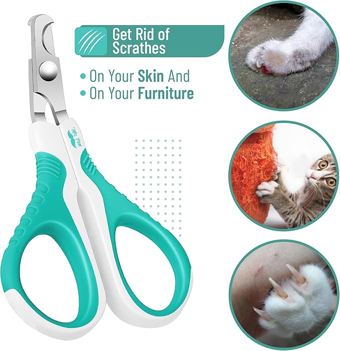 Mr. Pen- Cat Nail Clipper, Stainless Steel, Professional Sharp Cat Claw Trimmer for Small and Medium Cats, Pet Nail Clipper with Sturdy Non Slip Handle