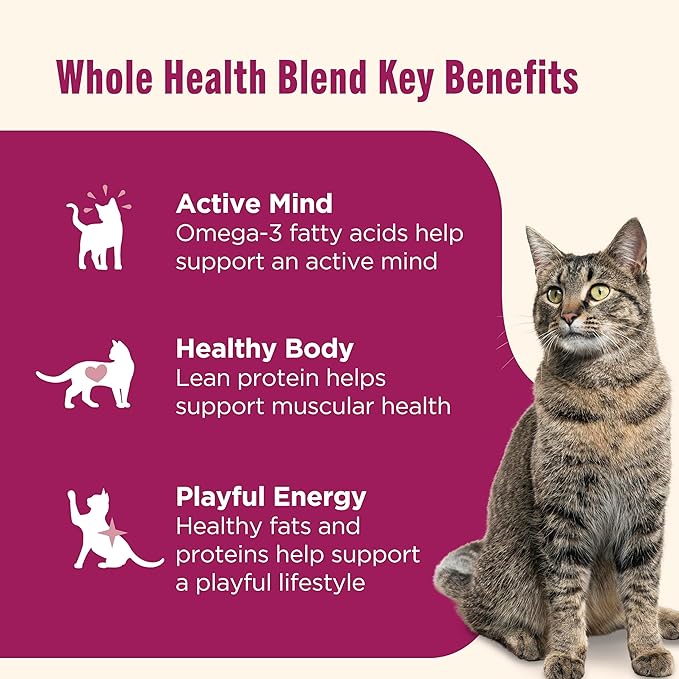 Nutrish Grain Free Wet Cat Food Tuna Purrfection Whole Health Blend with Real Tuna Flakes in a Savory Sauce, 2.8 oz. Cup, Pack of 12 (Rachael Ray)