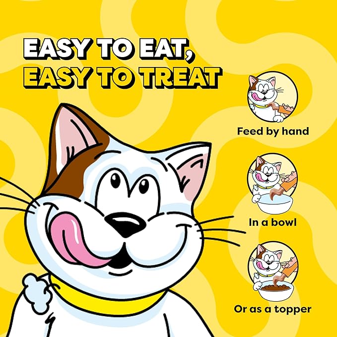 Temptations Creamy Puree Squeezable Lickable Cat Treats, Wet Cat Treats with Cheese, 0.42 oz. Tubes, 4 Count, Pack of 11 (44 Total)