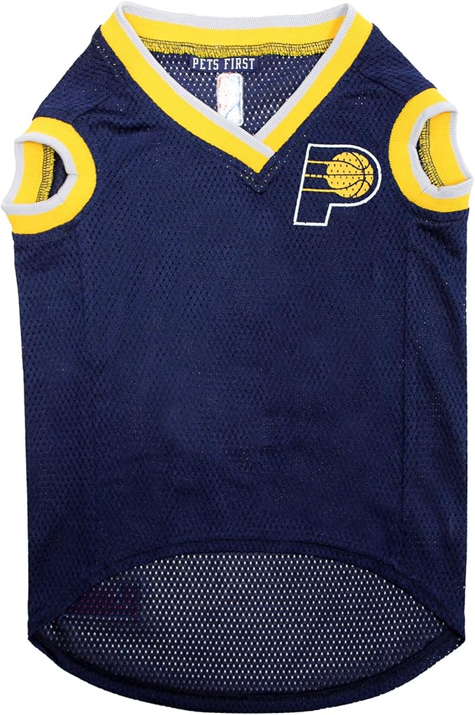 Pets First NBA INDIANA PACERS DOG Jersey, X-Small - Tank Top Basketball Pet Jersey