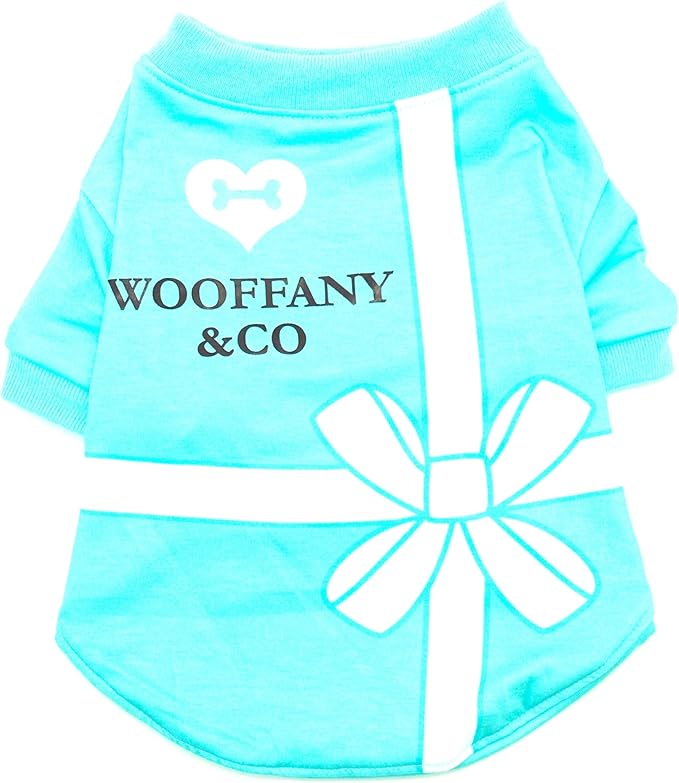Luxury Designer Dog T Shirt – Cute Puppy Clothes for Small Dogs, Fashion Pet Tee Outfit for French Bulldogs & Chihuahuas, Everything Chic Dog Apparel