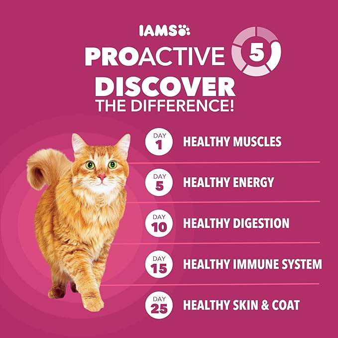 IAMS Proactive Health Dry Cat Food, Urinary Tract Health, Adult Cat Food Dry Recipe with Chicken, 22 lb. Bag