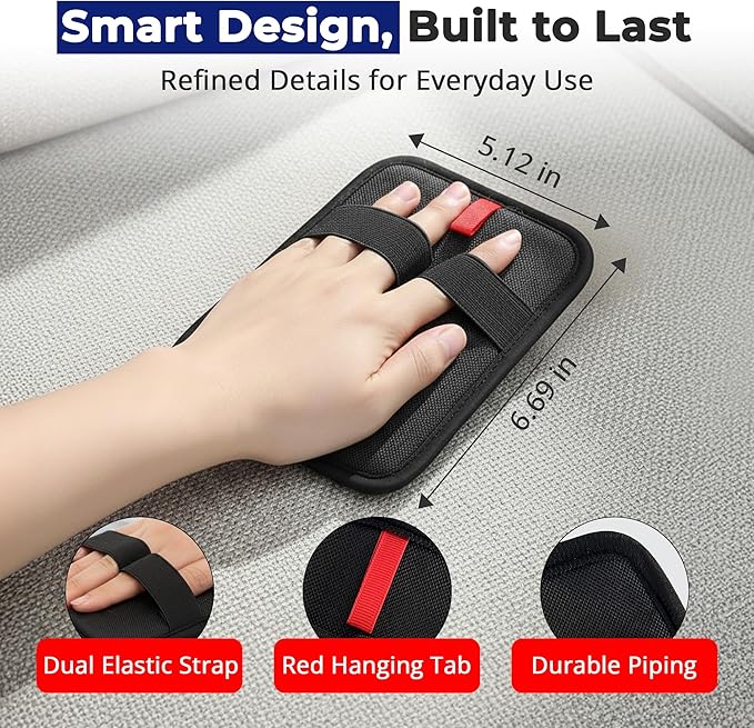 Pet Hair Removal Gloves for Dogs & Cats – Reusable Electrostatic Pet Hair Remover Glove, 2-in-1 Pet Grooming Glove & Pet Fur Remover for Furniture, Couch, Car, Carpet, Laundry & Clothes